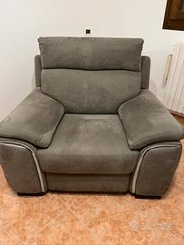 Poltrona elettrica reclinabile