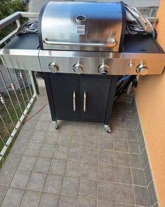 Barbecue + telo + bombola 25 kg NUOVO