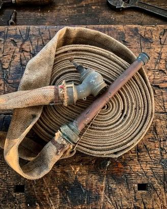 Manichetta Antincendio in Tela con Lancia in Rame