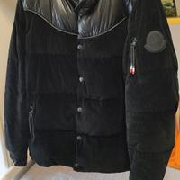 giubbotto Moncler lucido/velluto nero