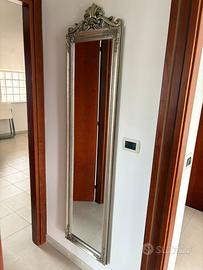 Specchio da parete vintage stile Barocco argentato
