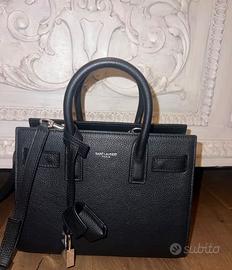 Borsa vera pelle simil ysl modello sac de jour