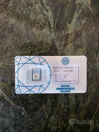 Diamante 1.01 ct Taglio Brillante Certificato IGI 