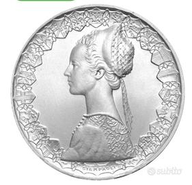N 7 pz  moneta 500 Lire Caravelle argento