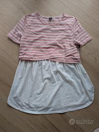 T-shirt premaman e allattamento