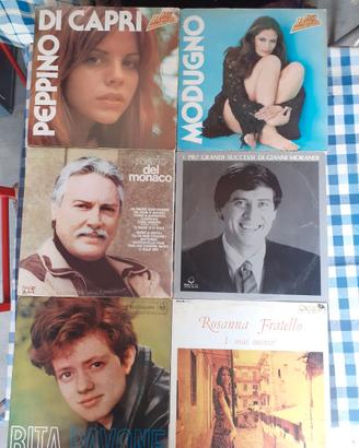 Dischi vintage da 33 giri misti come nuovi