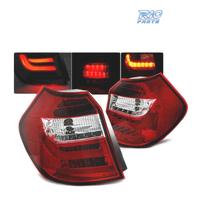 FANALI BMW E87 E81 04-07 A LED BAR ROSSI