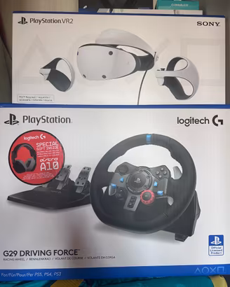 PlayStation volante logitech g29 e vr2