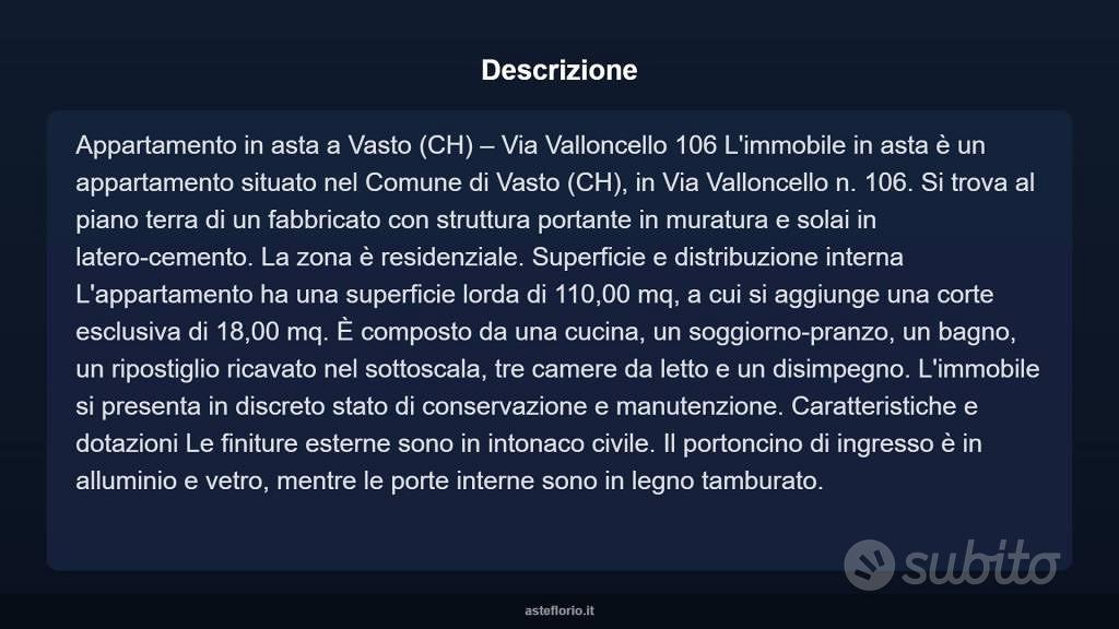 Appartamento – Vasto, Sant'Onofrio, Chieti - Vista 4
