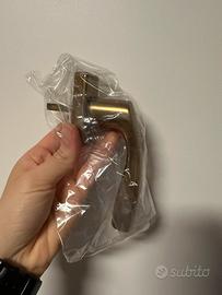 8 maniglie per finestre/portefinestre color ottone