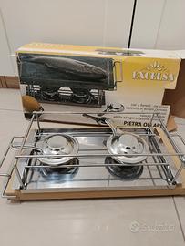 Grill da tavola Excelsa  piastra in pietra ollare