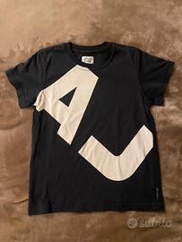 Maglietta Armani Junior Nera 5 anni per Bambino