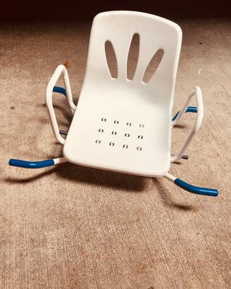 Sedia girevole per vasca da bagno per disabili