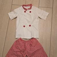 Vestitino di Carnevale da cuoca per Tg 5 anni