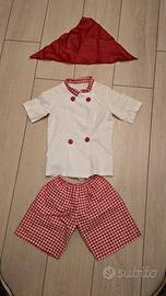 Vestitino di Carnevale da cuoca per Tg 5 anni