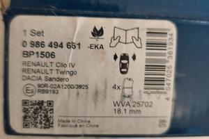 Pastiglie freni anteriori per Renault