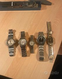 Lotto Stock 5 Orologi Vintage e Moderni + Ricambi