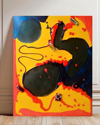 quadro astratto moderno dipinto su tela 