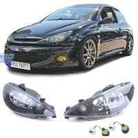 FARI PEUGEOT 206 98-06 NERO H4 OEM