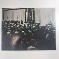 Foto originale su carta fotografica del Duce