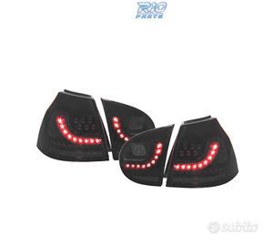 FANALI VOLKSWAGEN VW GOLF 5 03-08 LED SFONDO NERO 