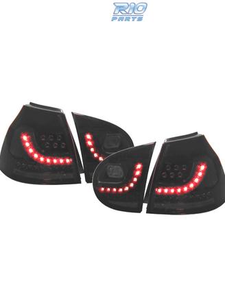 FANALI VOLKSWAGEN VW GOLF 5 03-08 LED SFONDO NERO 