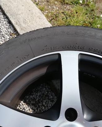 Cerchi in lega con gomme termiche invernali 