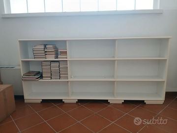 LIBRERA LEGNO LACCATO BIANCO