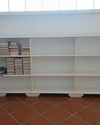 LIBRERA LEGNO LACCATO BIANCO