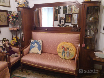 Salotto liberty antico originale