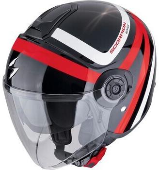 Casco Jet Scorpion Exo-City II Evo nero bianco ros