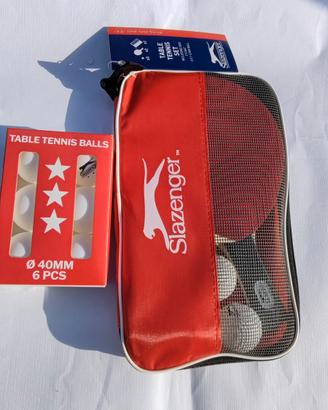 ping pong slazenger completo piu una scatola di