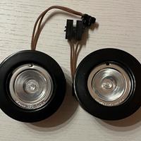 Coppia faretti alogeni 12V 20W da incasso