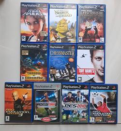 Lotto 10 giochi per PlayStation 2