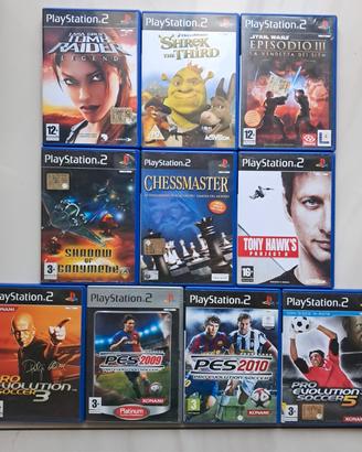 Lotto 10 giochi per PlayStation 2