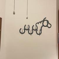 Appendiabiti con ferri di cavallo