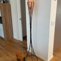 Lampada da terra e abat-jour