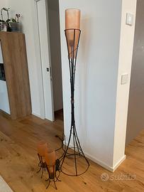 Lampada da terra e abat-jour