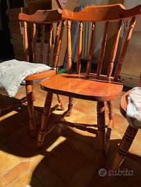 Sedie in legno massello
