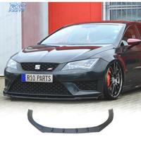 SPOILER LIP SEAT IBIZA FR SC 12-17 NERO LUCIDO