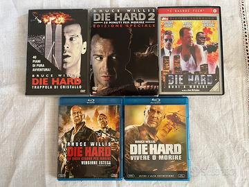 Die Hard Saga Completa 5 film (3 DVD + 2 Blu-Ray)