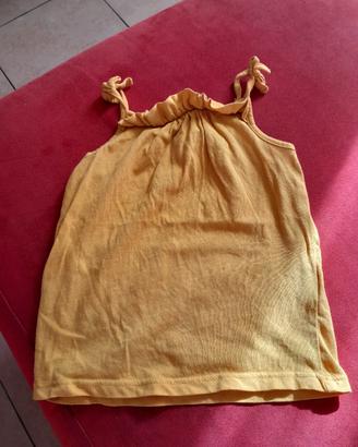 canottiera bimba 12/18 mesi kiabi