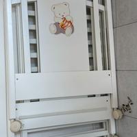 Culla in legno con cassetto e materassino