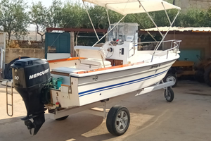 Barca Cigala & Bertinetti con motore Mercury 90 Hp