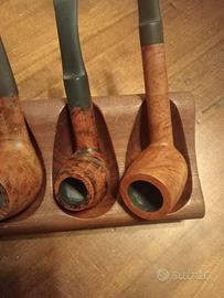 Sette Pipe in radica