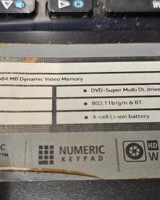 Notebook Acer E1-572 4gb, nohd,sialim non si avvia