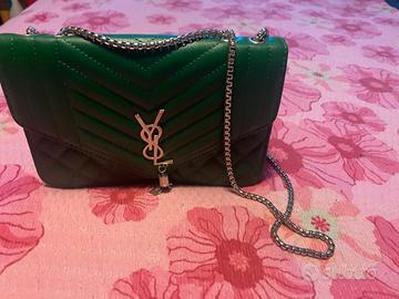 Borsa pochette verde