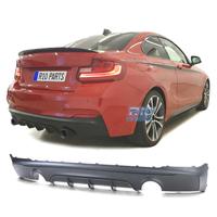 DIFFUSORE BMW F22 F23 LOOK M PERFORMANCE NERO OPAC