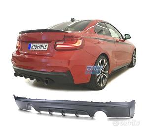 DIFFUSORE BMW F22 F23 LOOK M PERFORMANCE NERO OPAC