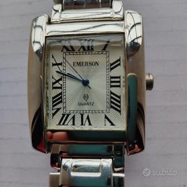 Orologio Emerson quarzo quadrante rettangolare